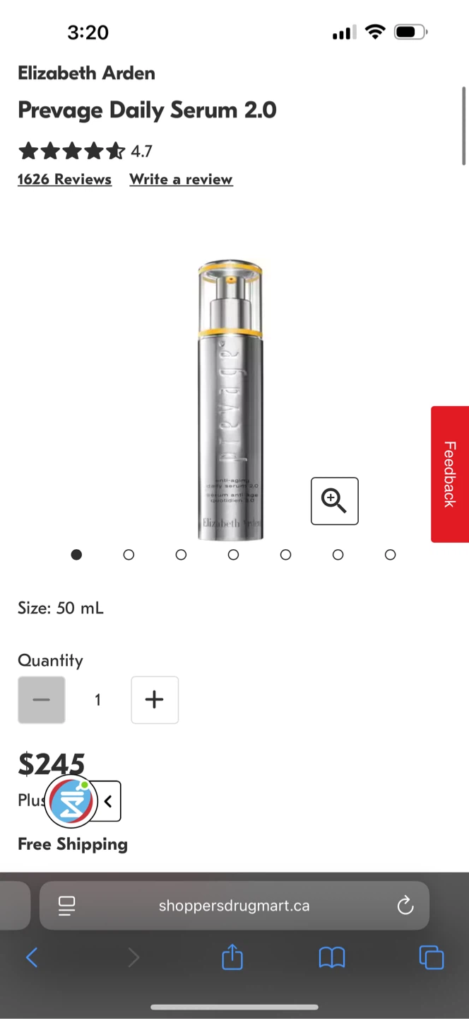 Elizabeth Arden Anti-Aging Daily Serum (2 bottles) - photo 2