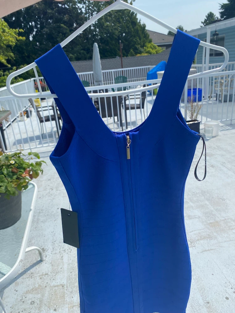 Marciano Royal Blue Bandage Dress