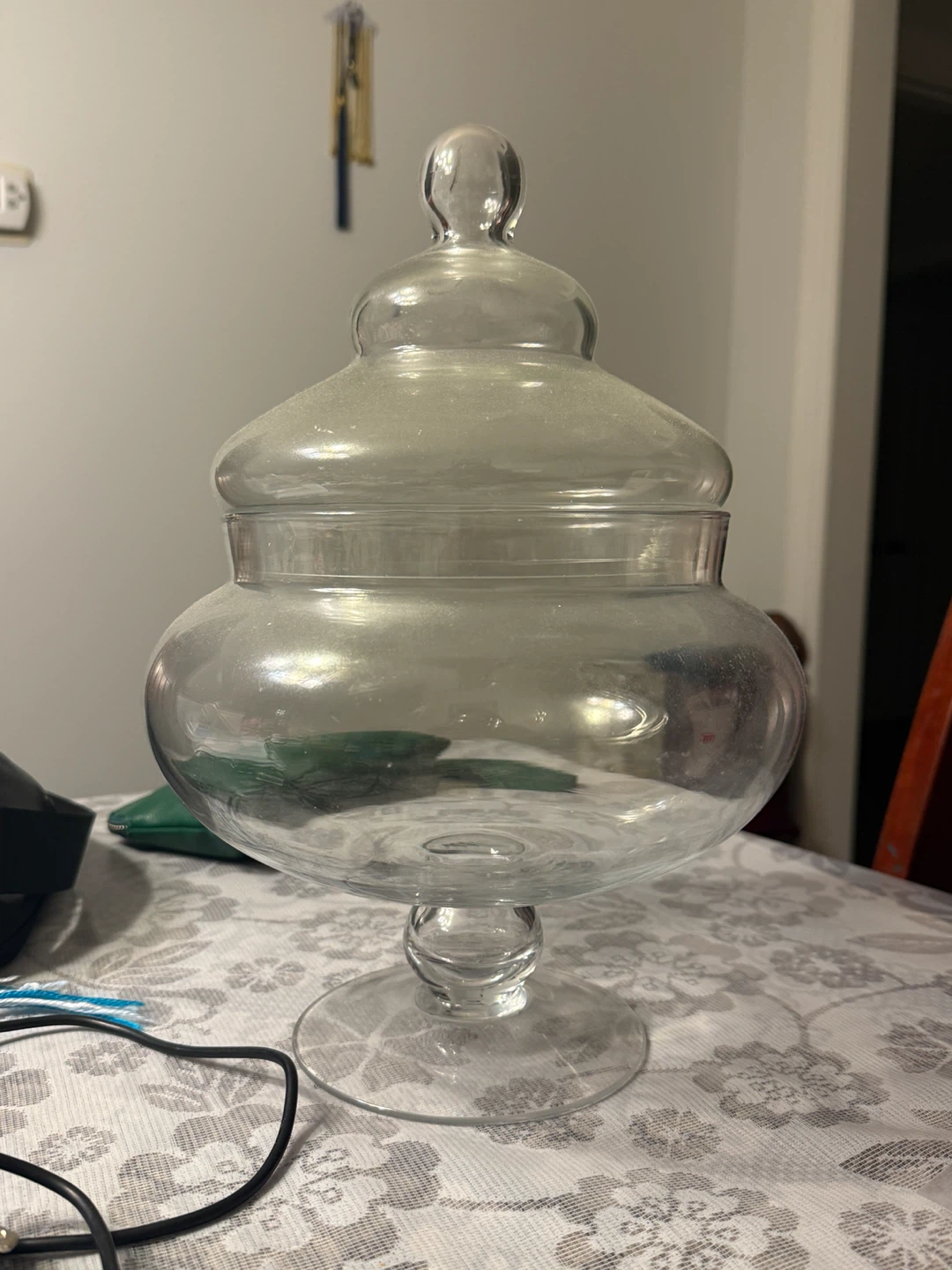 Large Glass Candy Jar - photo 5