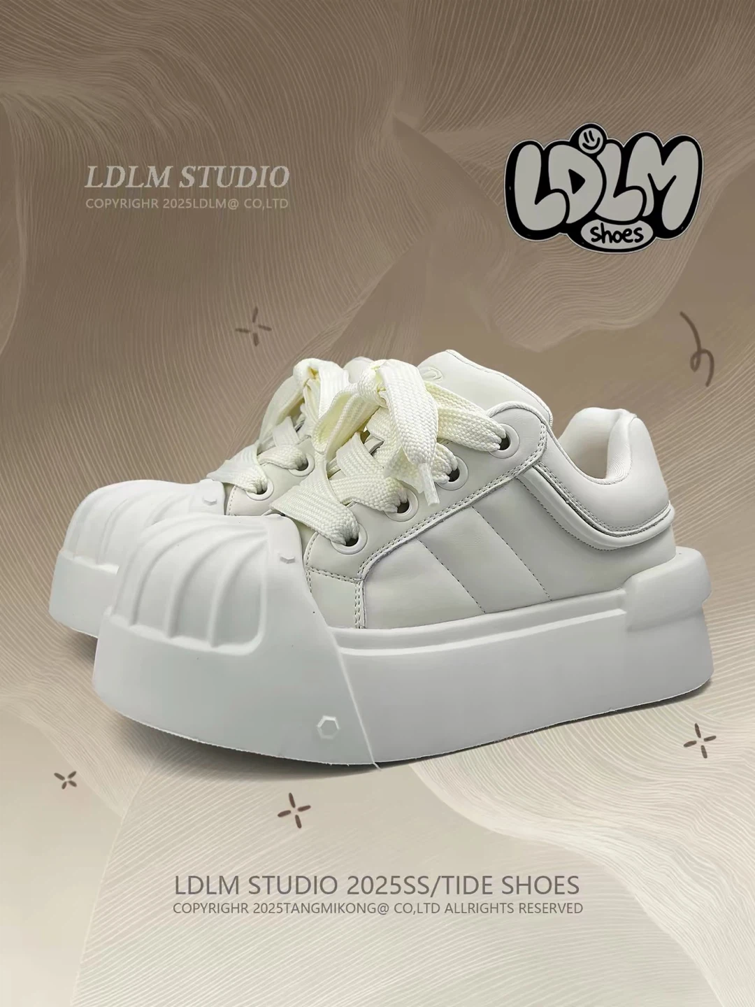 LDLM Studio White Platform Sneakers - photo 4