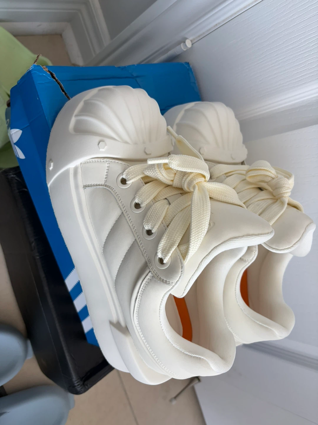 LDLM Studio White Platform Sneakers