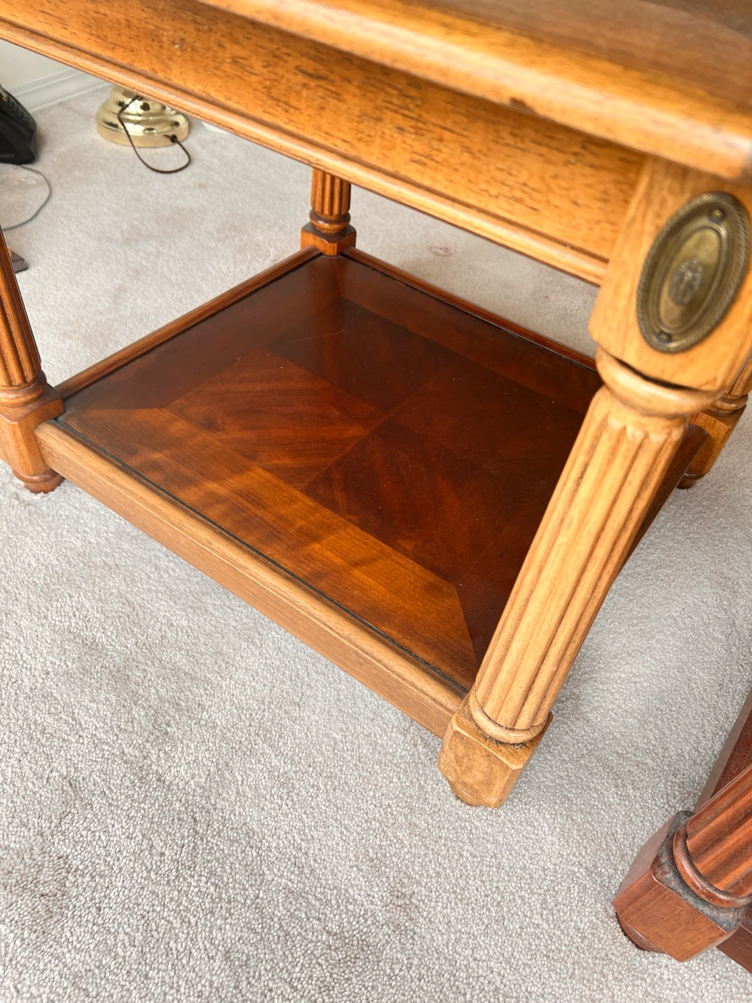 Wooden End Tables (Pair) - photo 3
