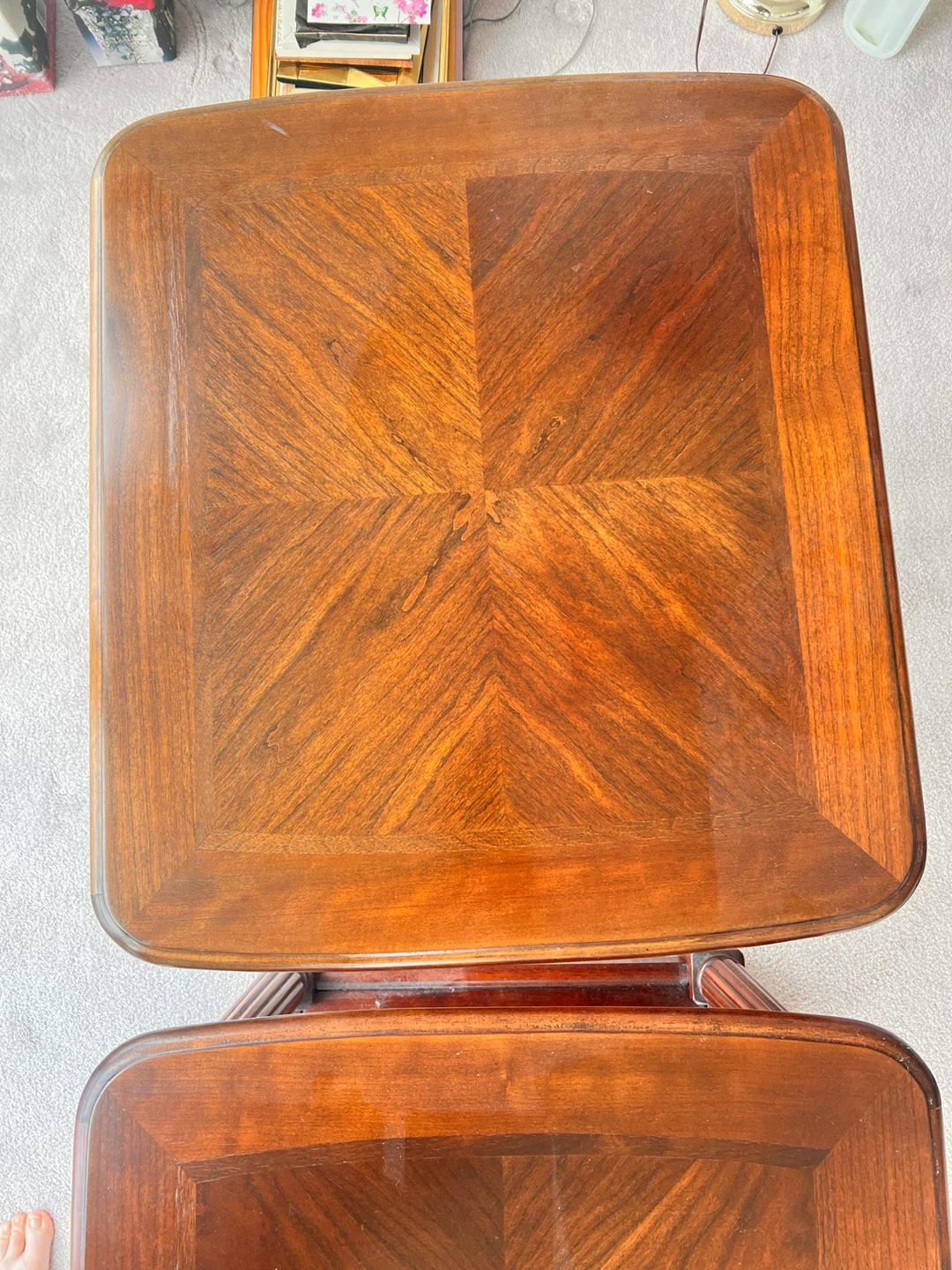 Wooden End Tables (Pair) - photo 4