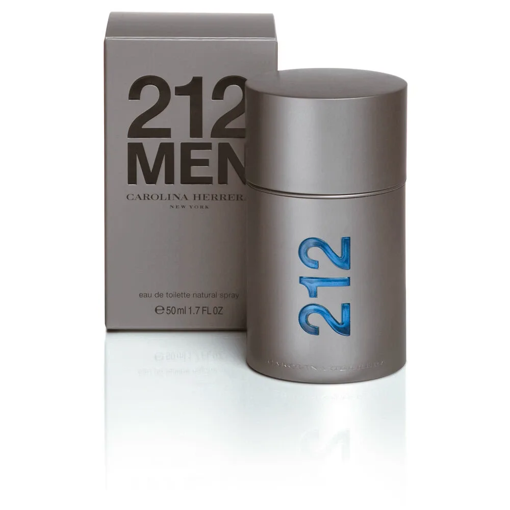 Carolina Herrera 212 Men Eau de Toilette Natural Spray 1.7 FL OZ