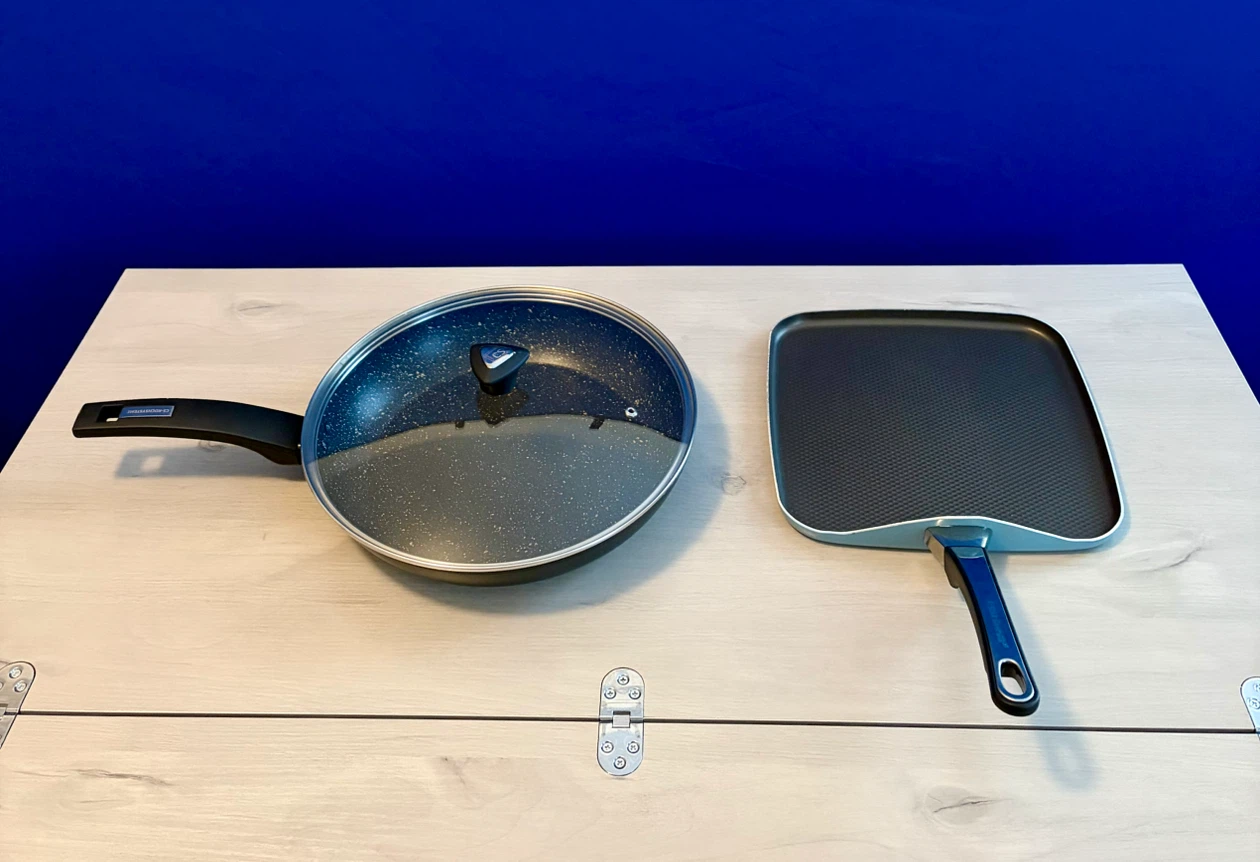 T-Fal Cookware Set + Extra Frying Pan, Griddle & Utensils - photo 5