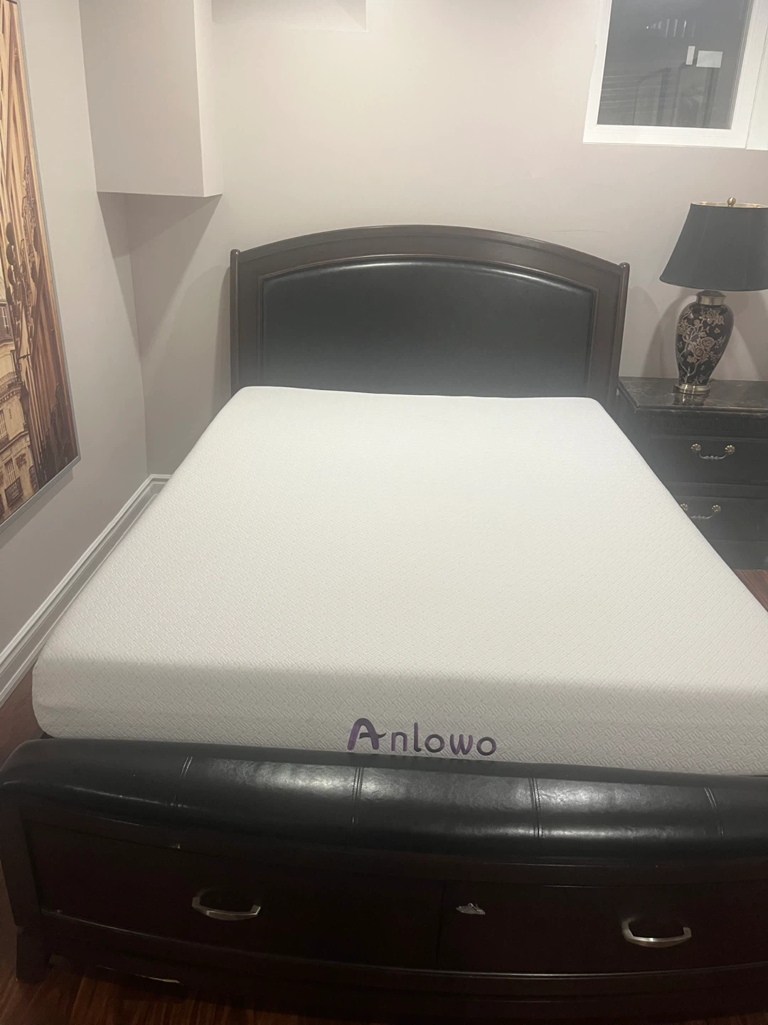 Anlowo Mattress. Free bed frame - see below.