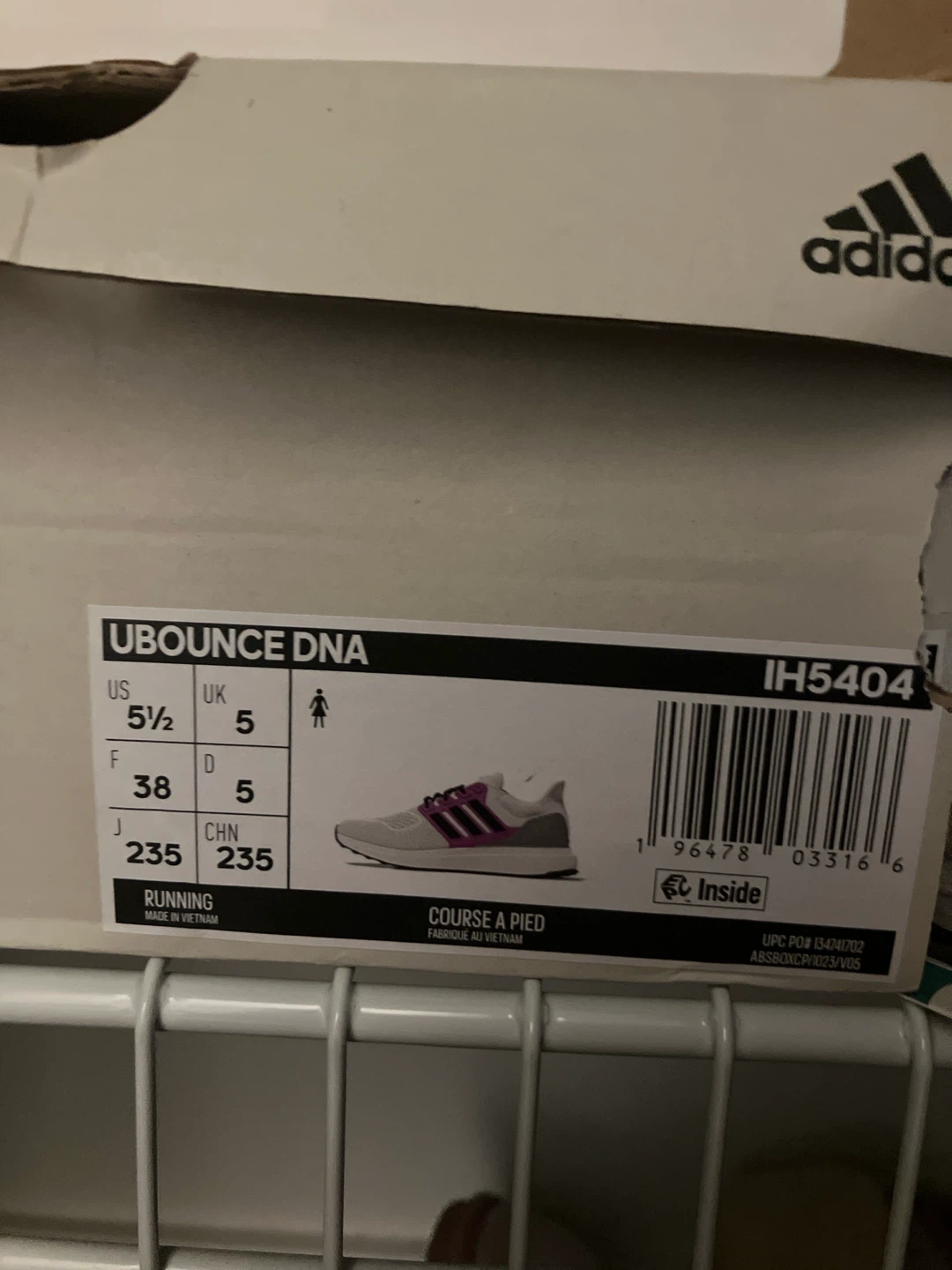 NEW UK 5 Woman Adidas Running Shoes - photo 4
