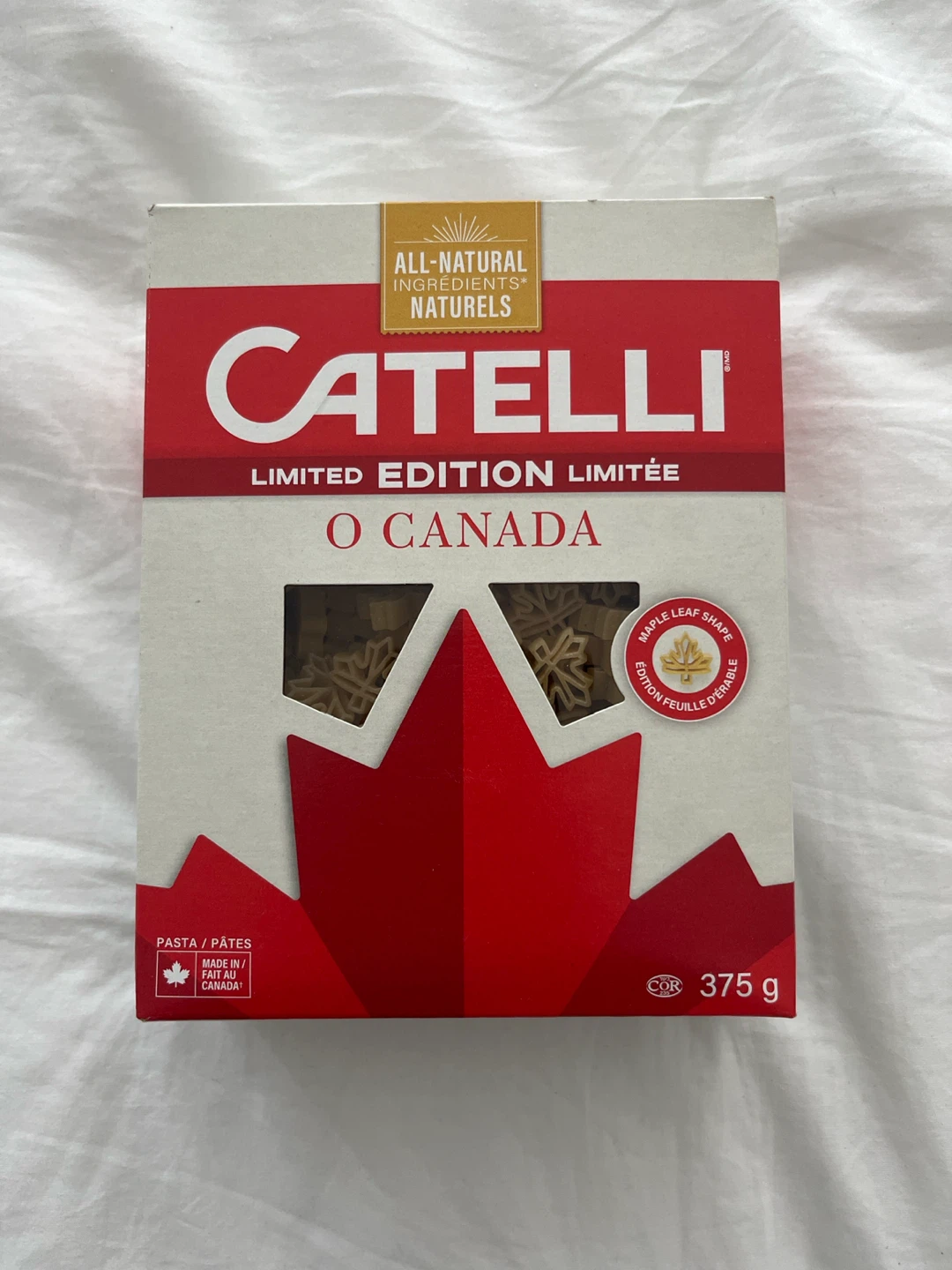 Catelli Limited Edition O Canada Maple Leaf Pasta (375g)