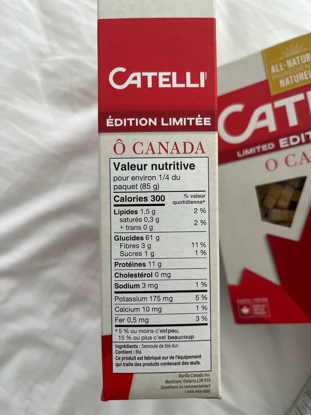 Catelli Limited Edition O Canada Maple Leaf Pasta (375g) - photo 3