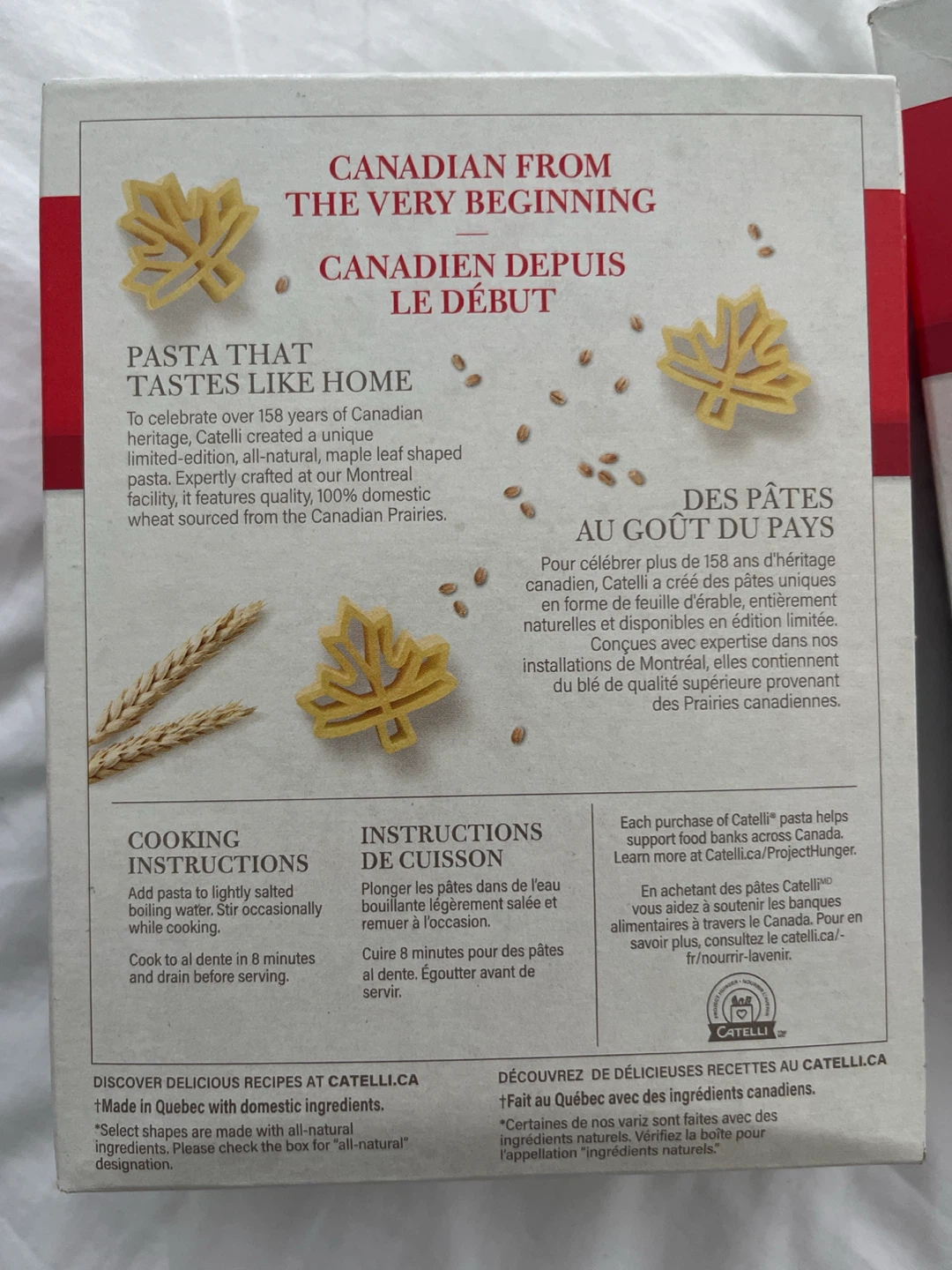 Catelli Limited Edition O Canada Maple Leaf Pasta (375g) - photo 4