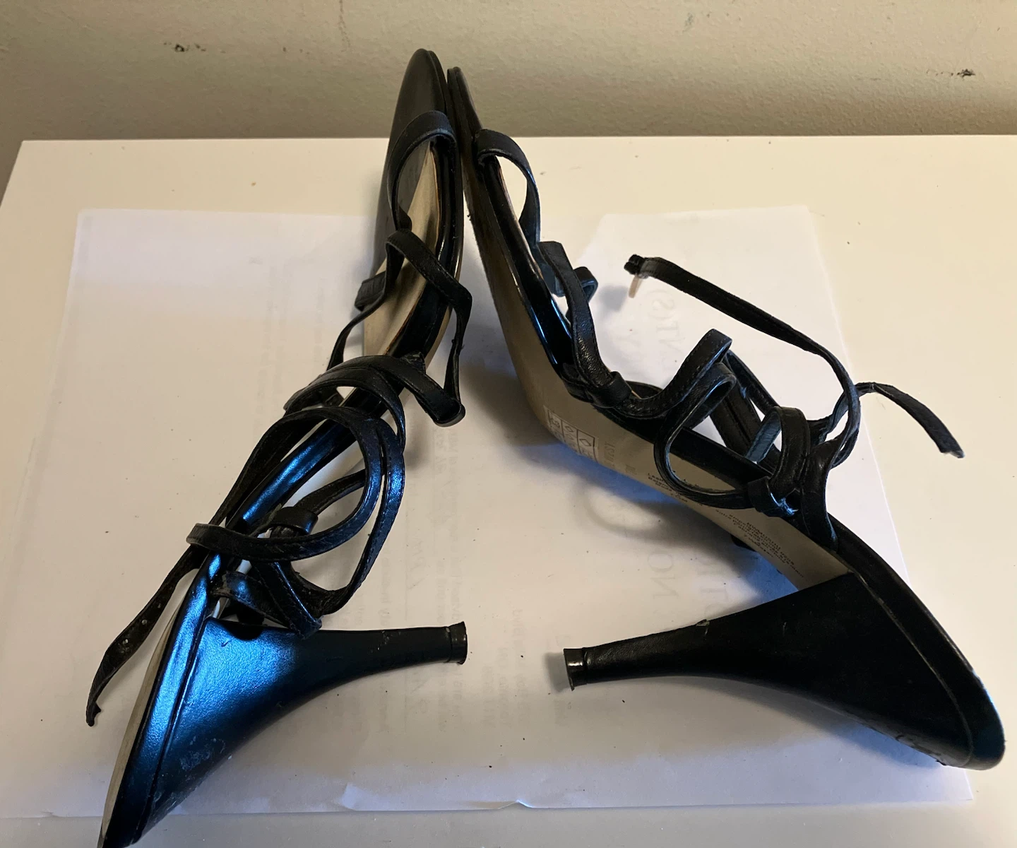 Nine West Black Strappy Heeled Sandals - photo 2
