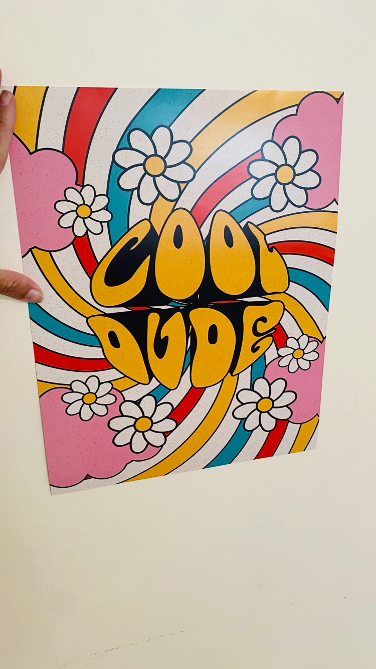 Cool dude sign 14x11 poster board - photo 2