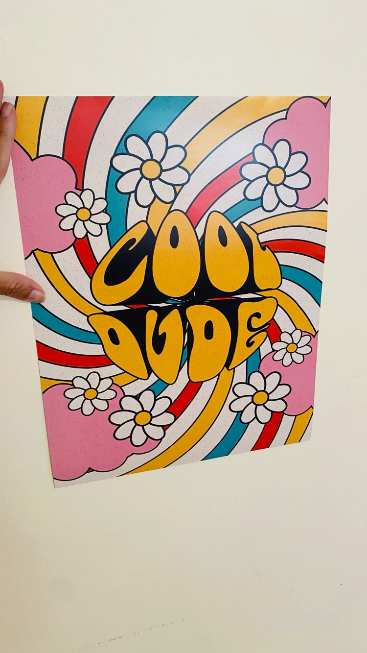 Cool dude sign 14x11 poster board - photo 3