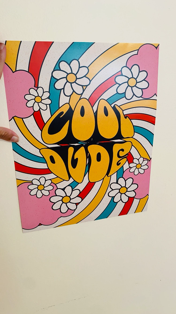 Cool dude sign 14x11 poster board - photo 4