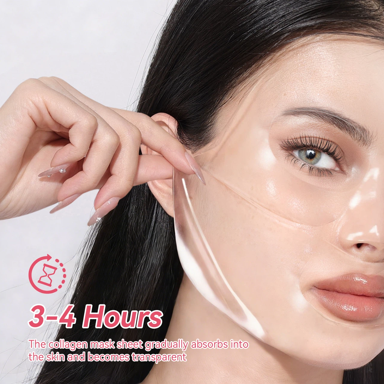 Lustrilla Advanced Bio-Collagen Facial Masks - 4 Pack - photo 2