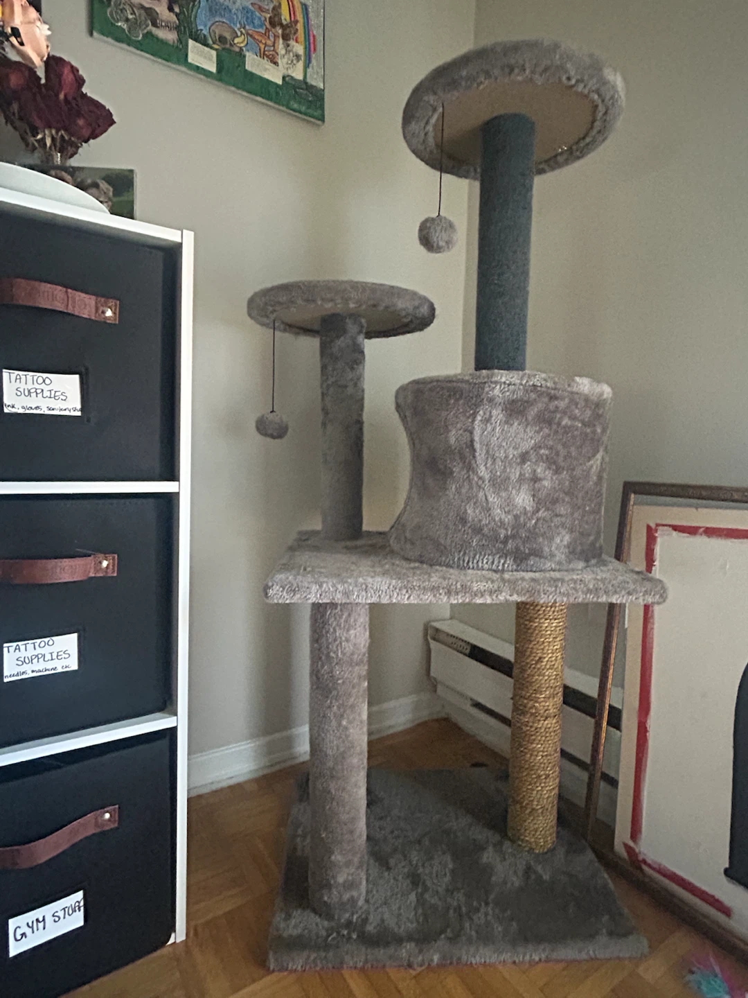 cat tree - gently used