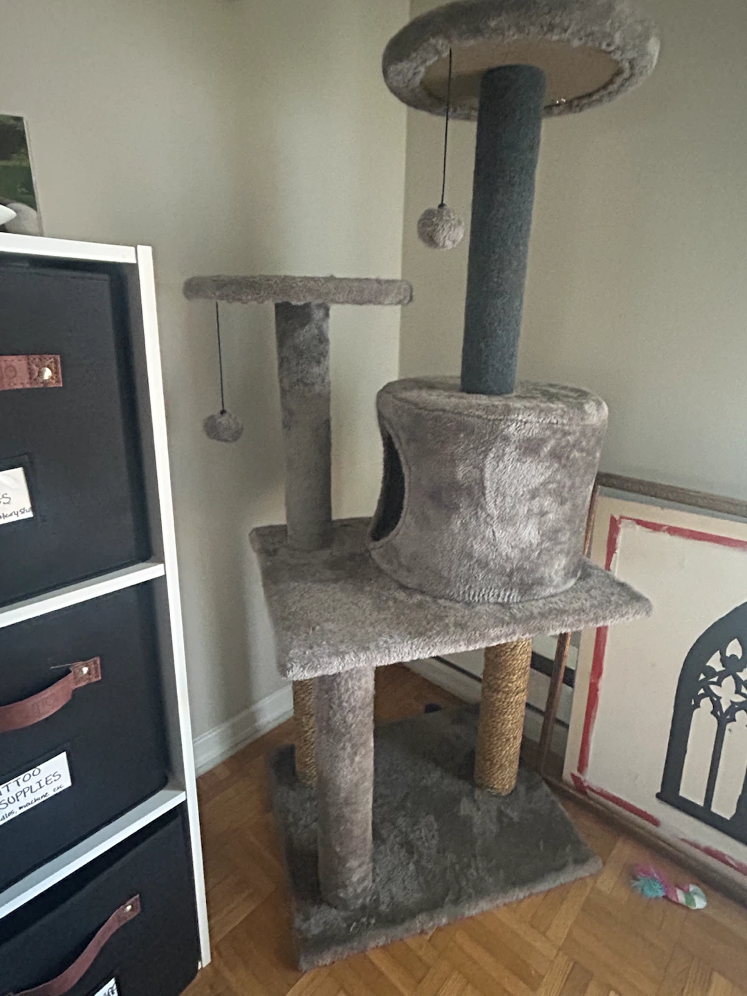 cat tree - gently used - photo 2