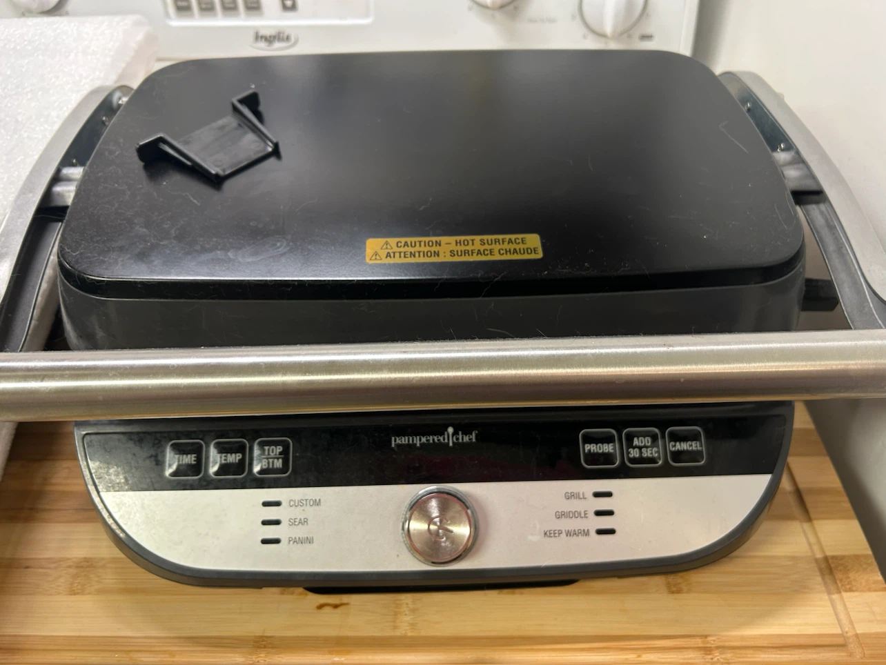 Pampered chef deluxe electric grill and griddle