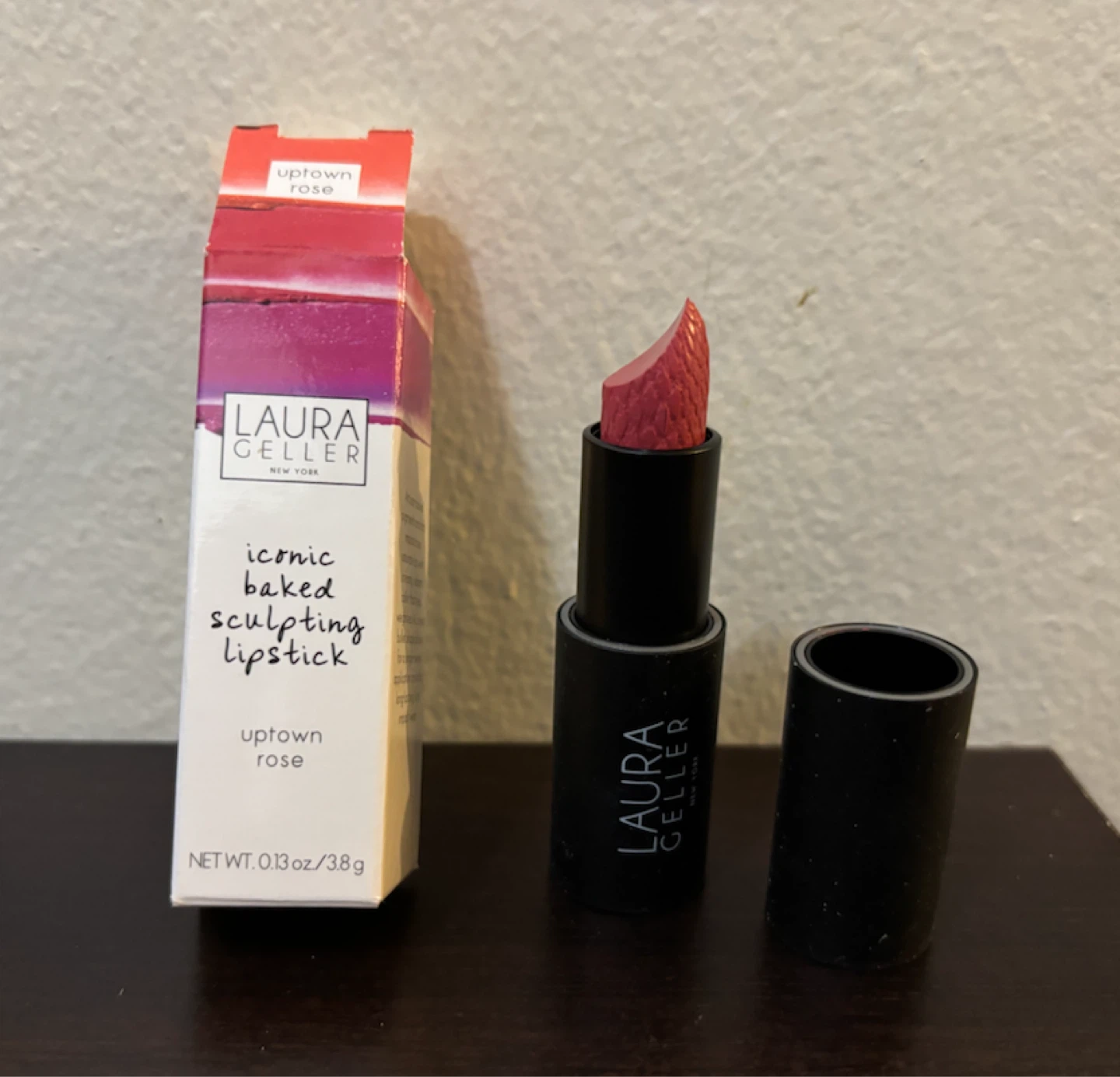 NEW-Laura Geller Iconic Baked Sculpting Lipstick - Uptown Rose