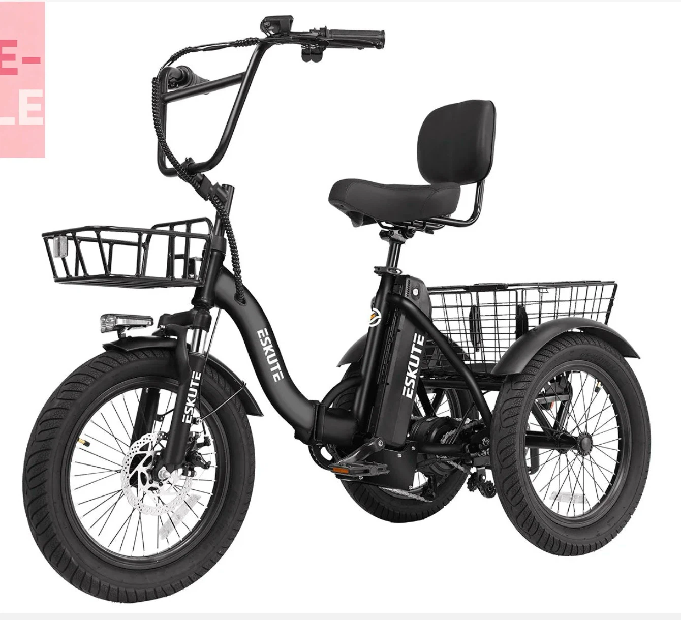Eskute Electric Tricycle with Basket