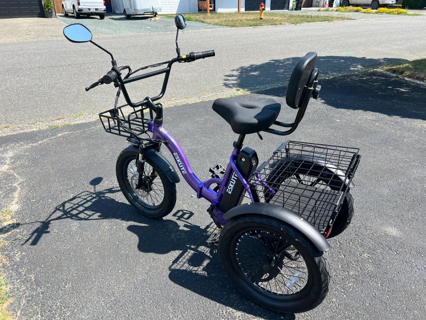 Eskute Electric Tricycle with Basket - photo 2