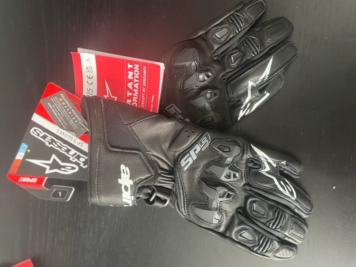Alpinestars SP-9 Motorcycle Gloves Size L
