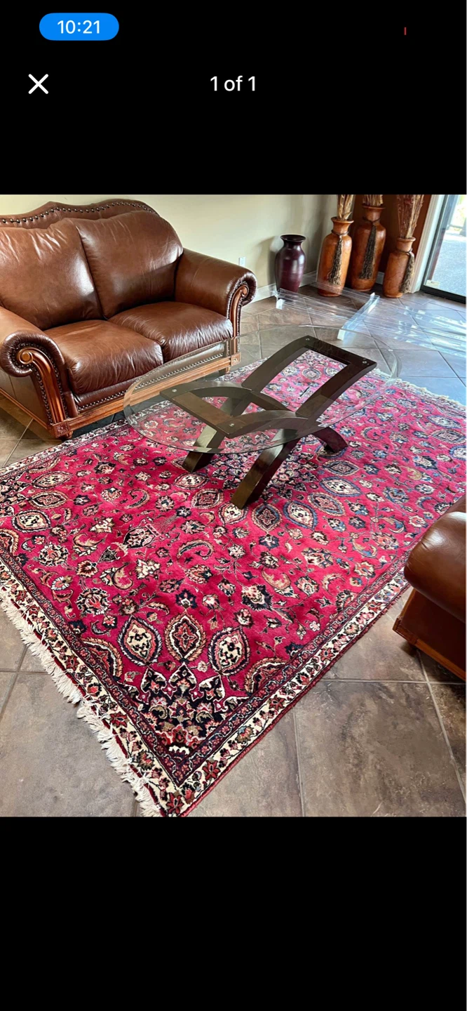 Antique Persian Style Area Rug - hand crafted - photo 2