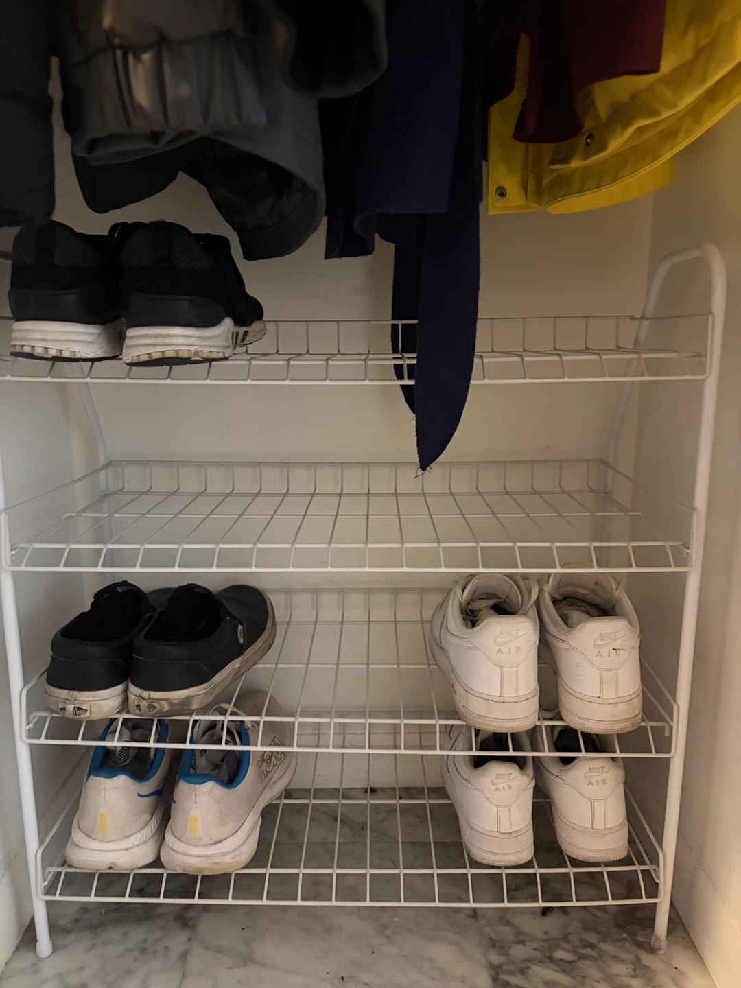 White 4-Tier Shoe Rack - photo 2