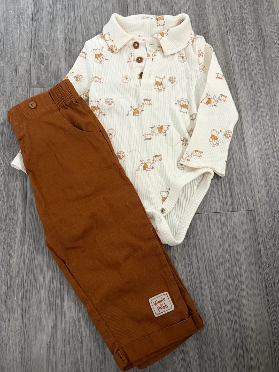 Disney Baby Winnie the Pooh Bodysuit and Pants Set - 12M