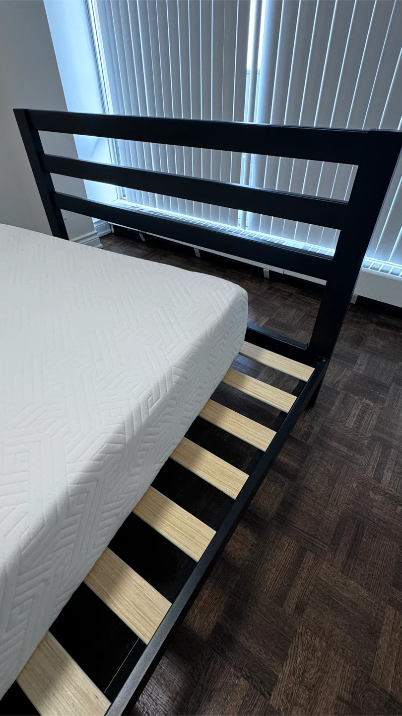 Queen Bed Frame + Orthopedic Memory Foam Mattress - photo 3