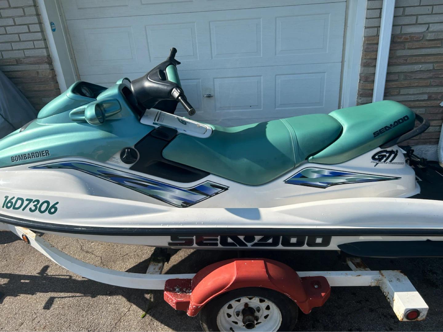 2000 Sea-Doo Bombardier GTI 3 seater PWC Jet Ski