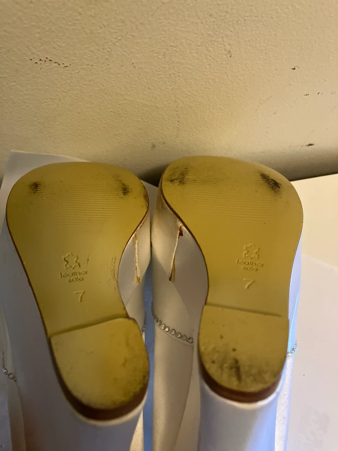 Pink by Nature Satin Wedge Heels Size 7 - photo 5
