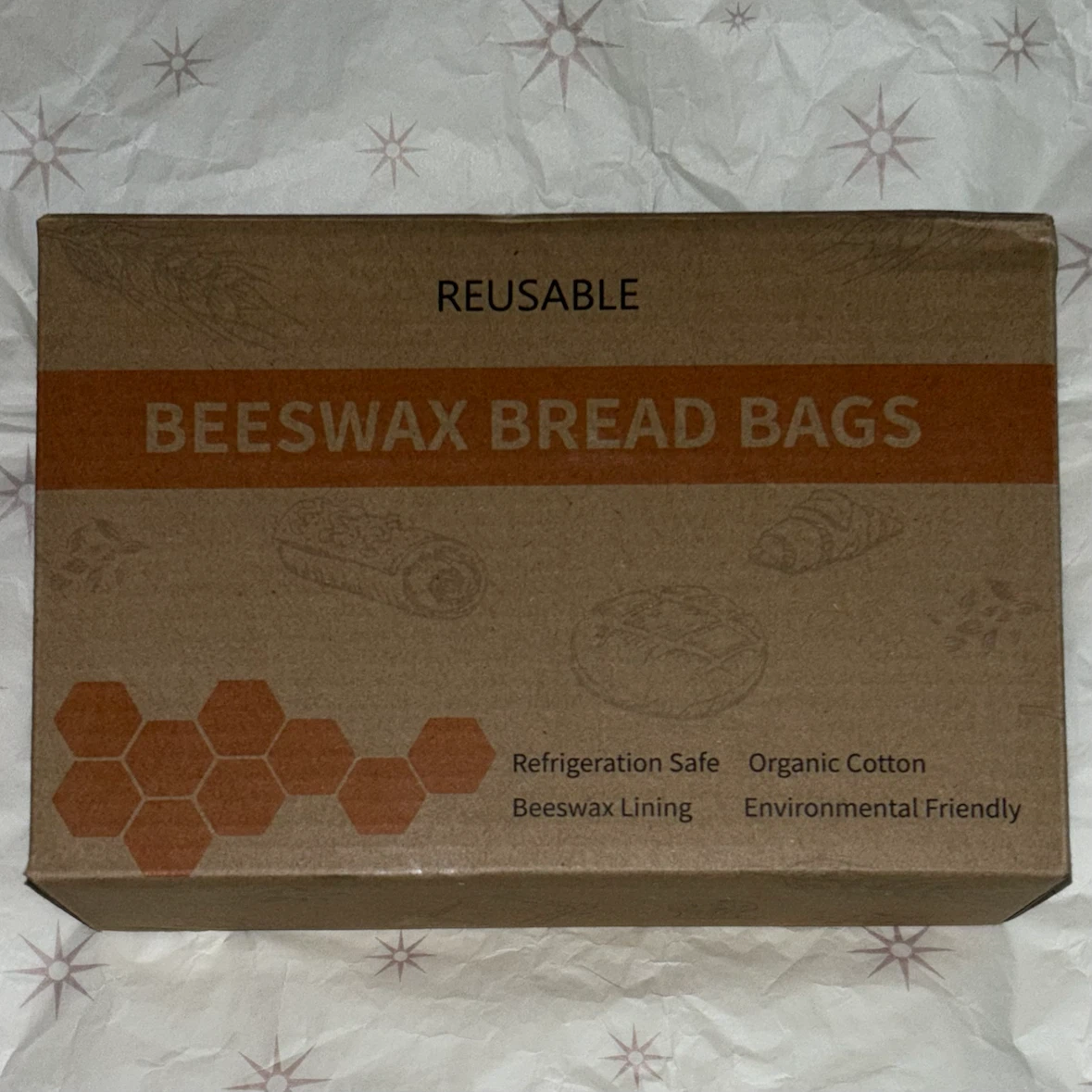 Brand New 2-Pack Beeswax Bread Bag with Bowl Cover - photo 2