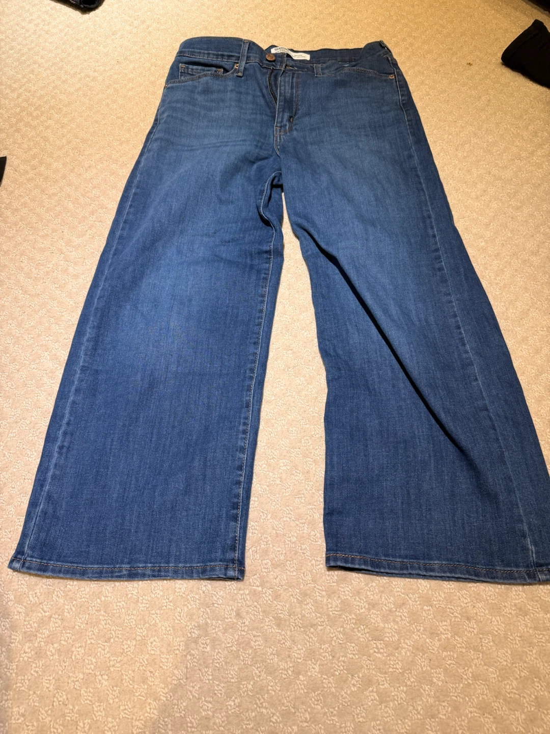 Levi Strauss Signature Gold Wide Leg Capri Jeans