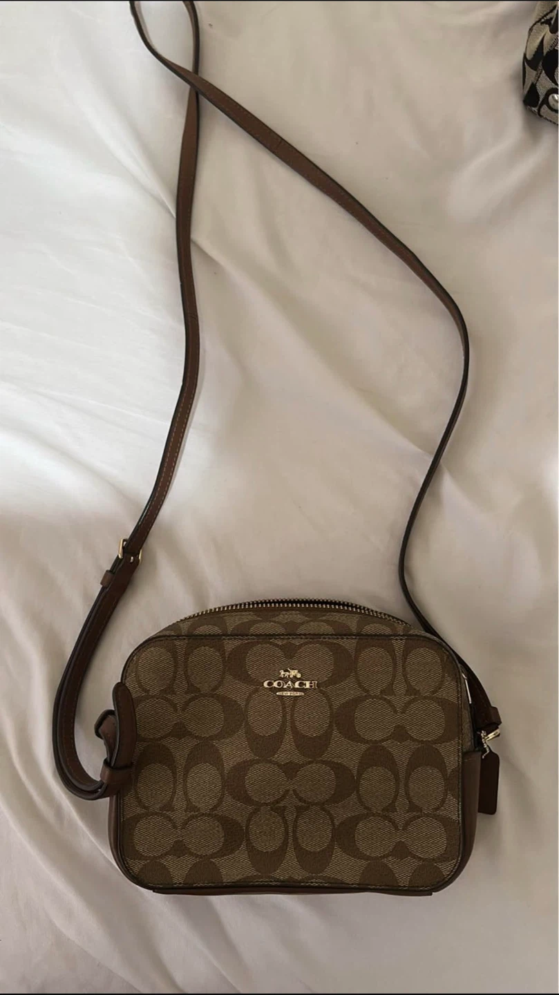 Coach Signature Camera Bag - brown/khaki