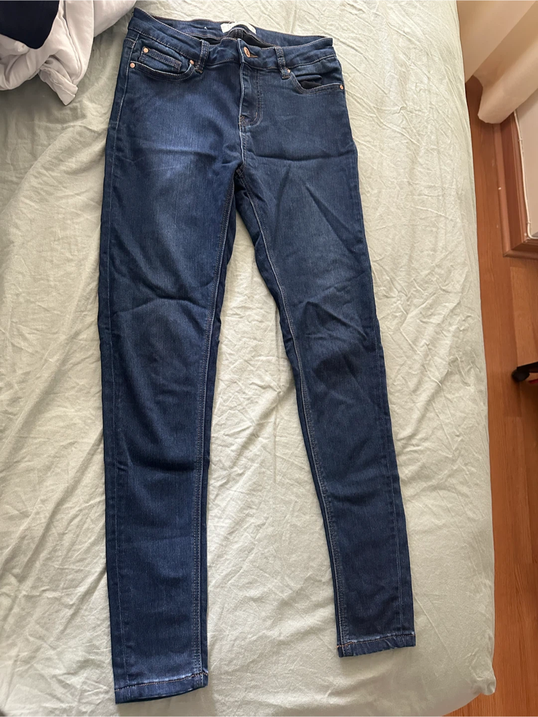 Blue Denim Skinny Jeans