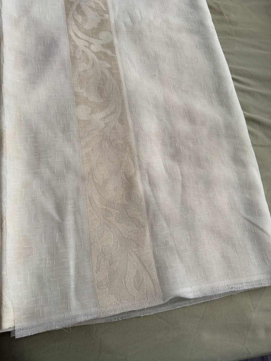 Sheer Floral Curtain Fabric - photo 2