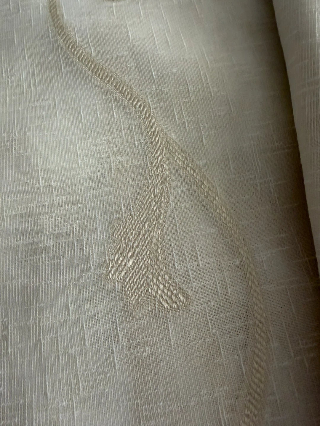 Sheer Floral Curtain Fabric - photo 4