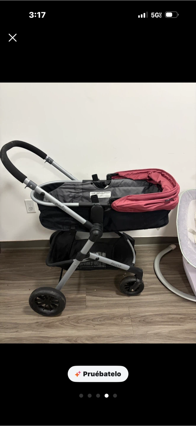 Evenflo Pivot Modular Travel System with LiteMax Infant Car Seat