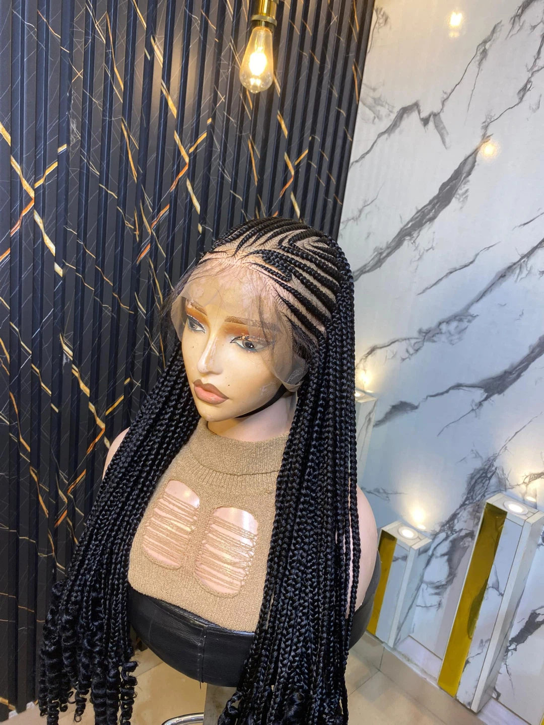 Premium braided wigs