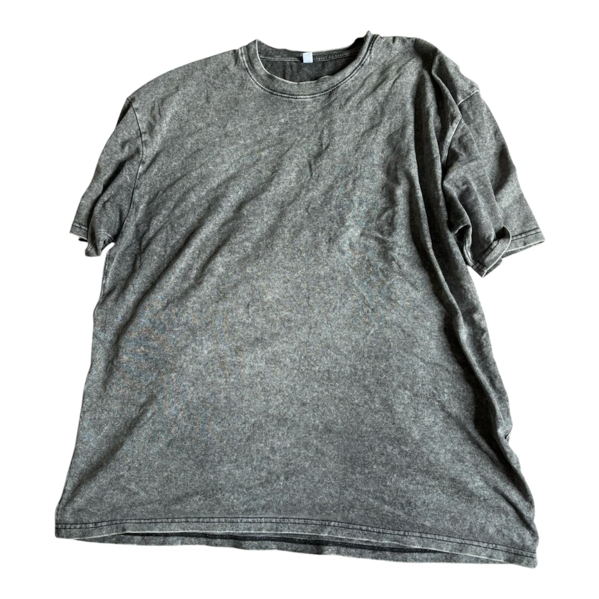 Grey Acid Wash T-Shirt