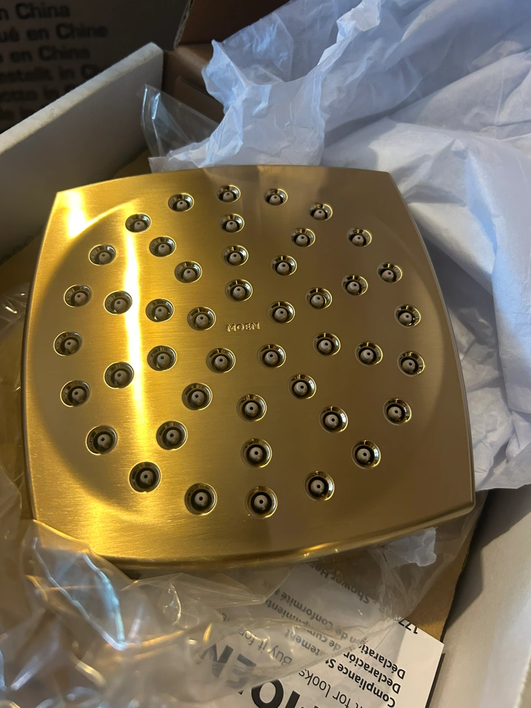 Moen S6365BG Brushed Gold Showerhead - photo 2