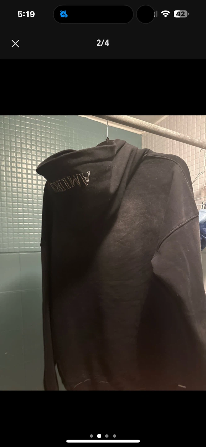 Amiri Black Hoodie - photo 2