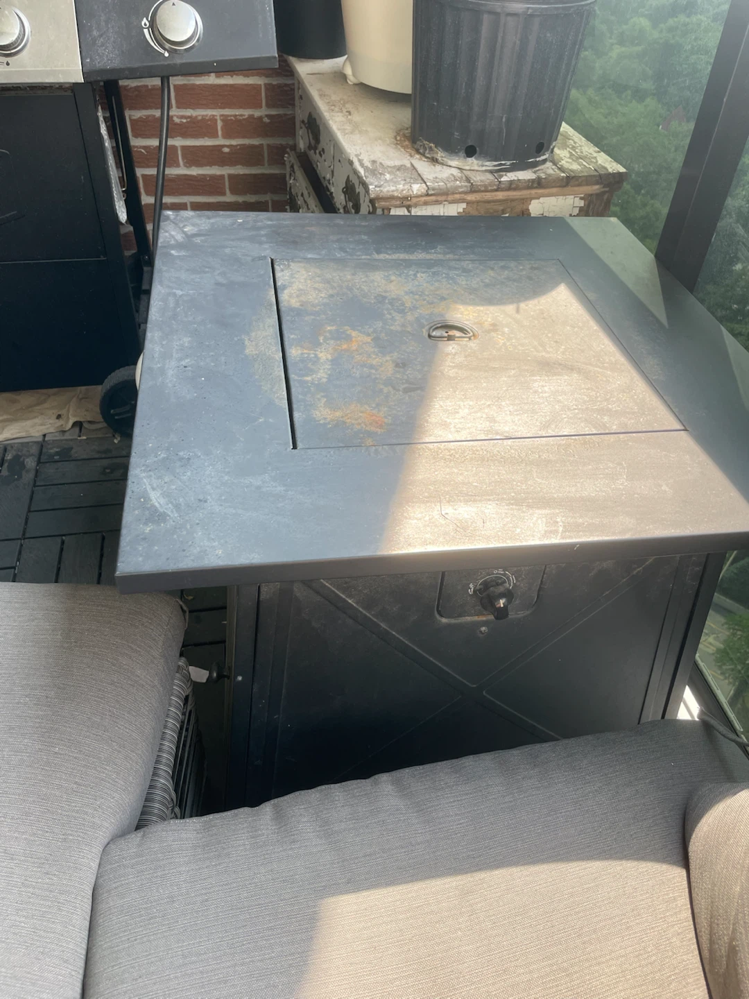 Square Fire Pit Table - photo 2