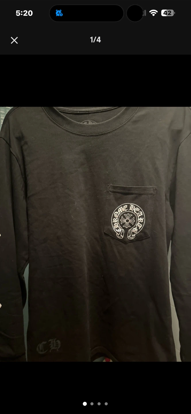 Chrome Hearts Long Sleeve Shirt