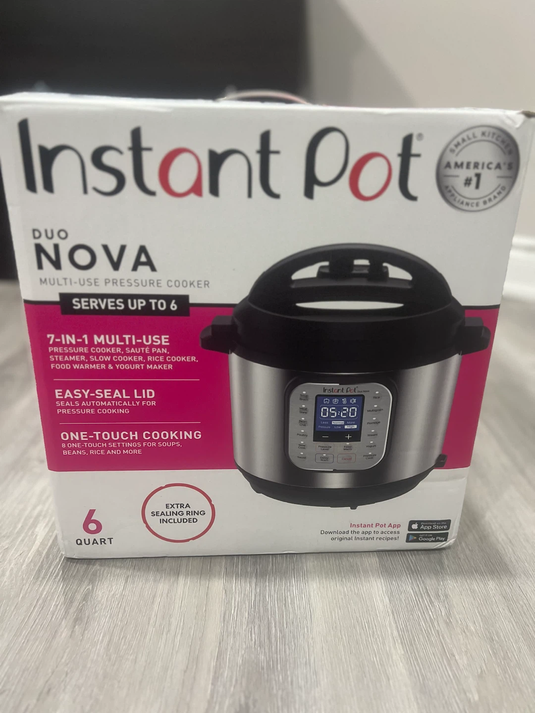 Instant Pot Duo Nova 6 Quart Multi-Use Pressure Cooker