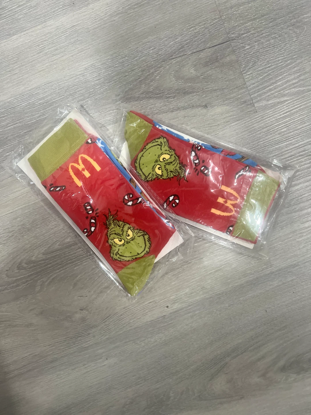 McDonald's Grinch Christmas Socks