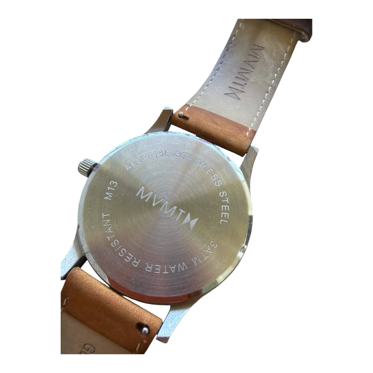 Mvmt Watch with Brown Leather Strap - photo 2