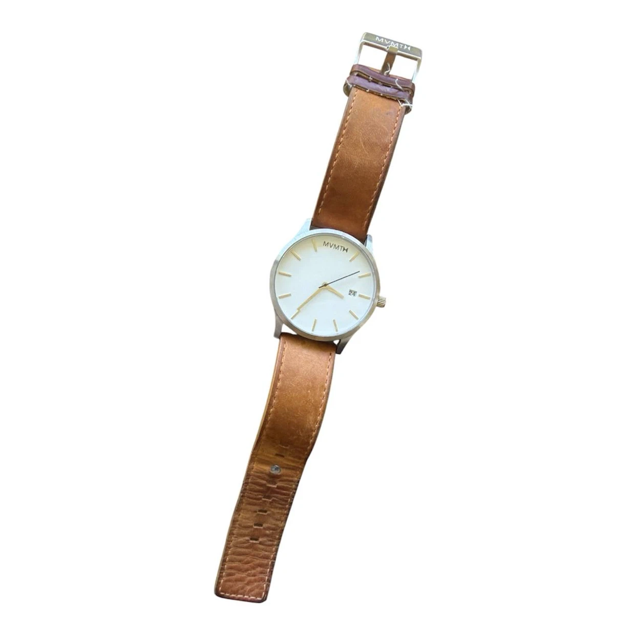Mvmt Watch with Brown Leather Strap - photo 3