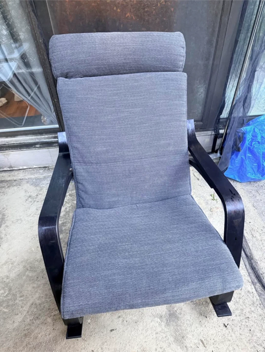 IKEA Poang Chair  with Black Frame